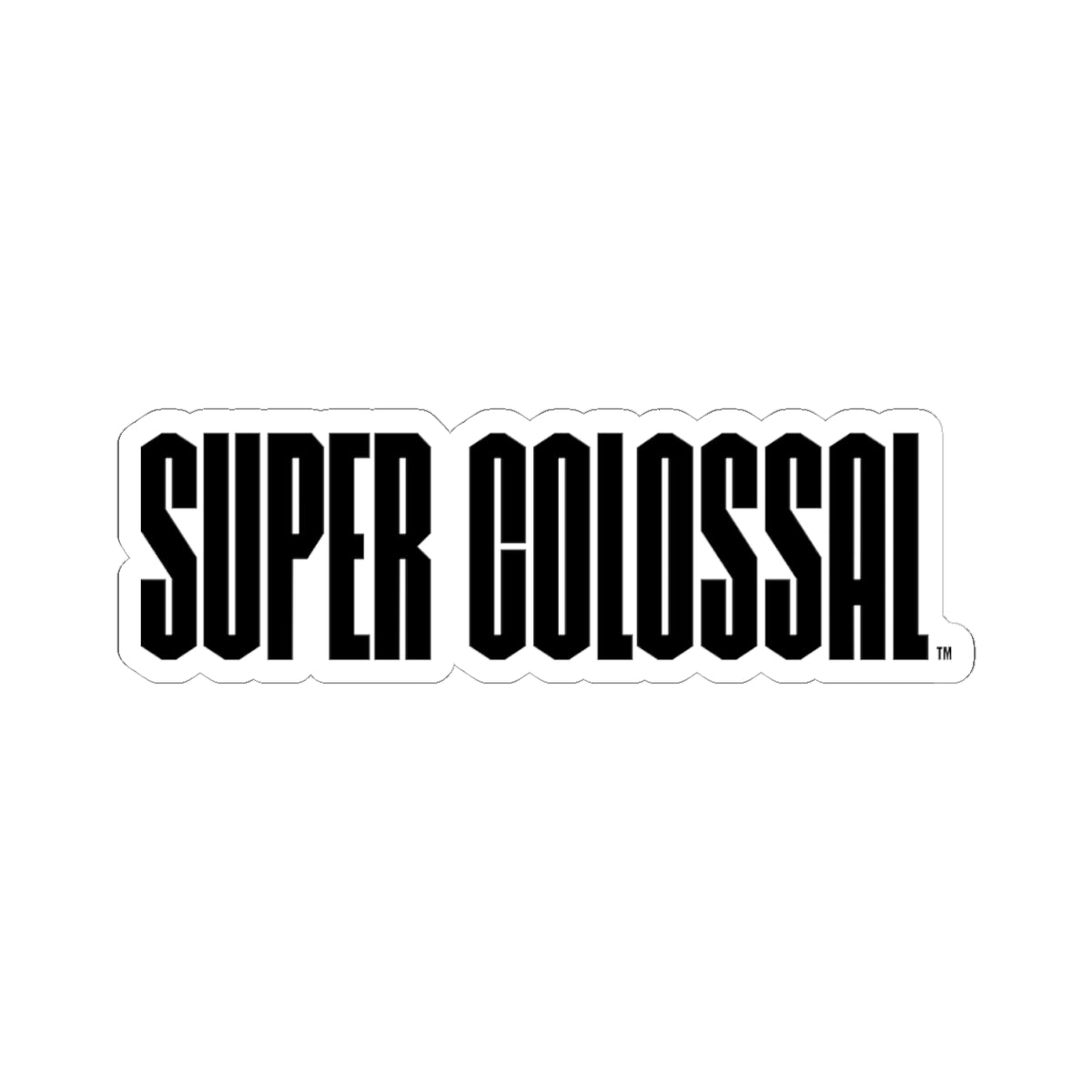 Super Colossal Logo Sticker — Vinyl Sticker